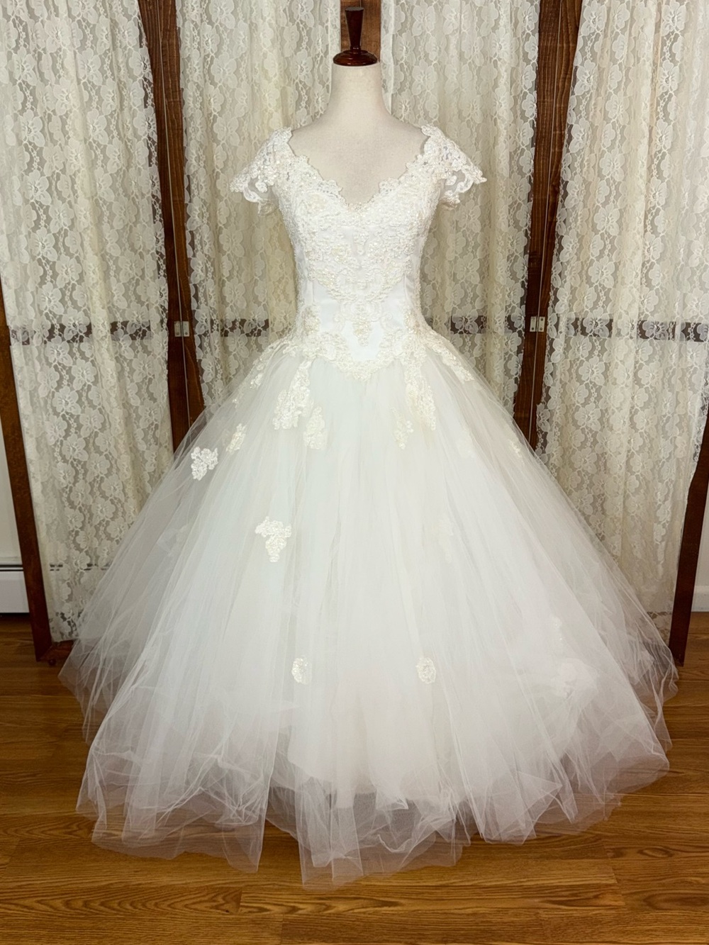 Beautiful Vintage 90s Galina Tulle Ballgown